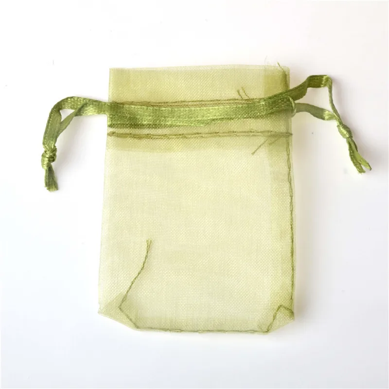 Army green 10 шт./лот(11 размеров) Органза Подарочные сумки свадьба день рождения конфеты шоколадные сумочки подарок на Рождество, Хэллоуин коробка упаковочные сумки - Цвет: Army green