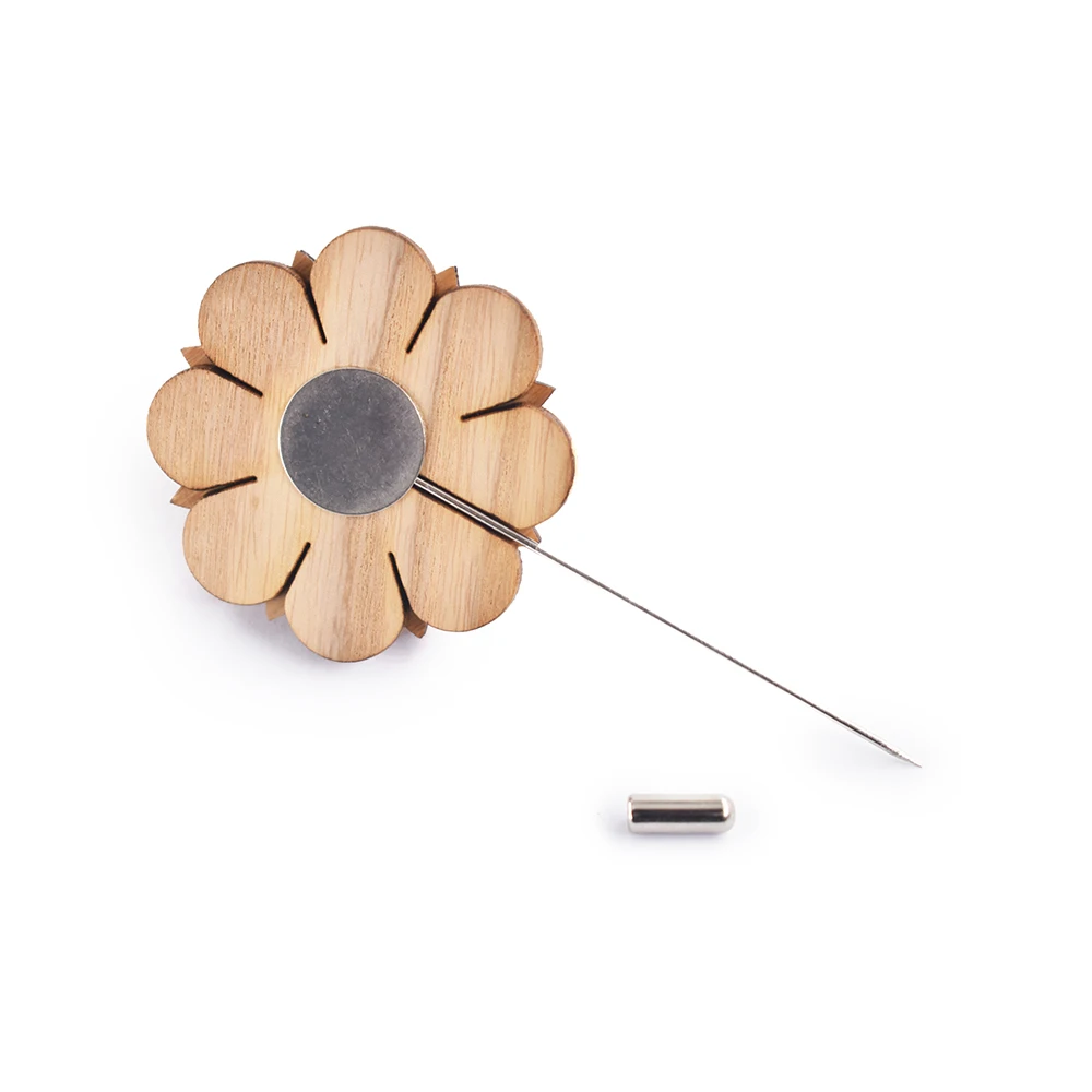 Симпатичная деревянная брошь булавки аксессуар 5 цветов Прямая поставка S11 |