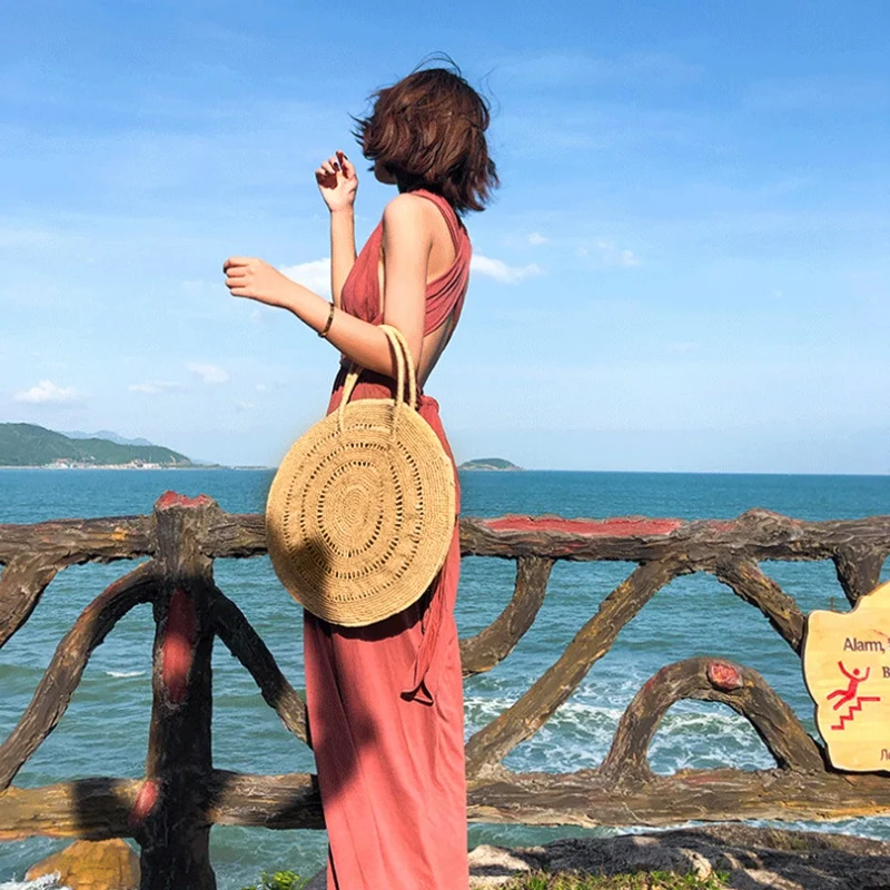 НОВАЯ шикарная пляжная сумка ручной работы с кисточками модная повседневная