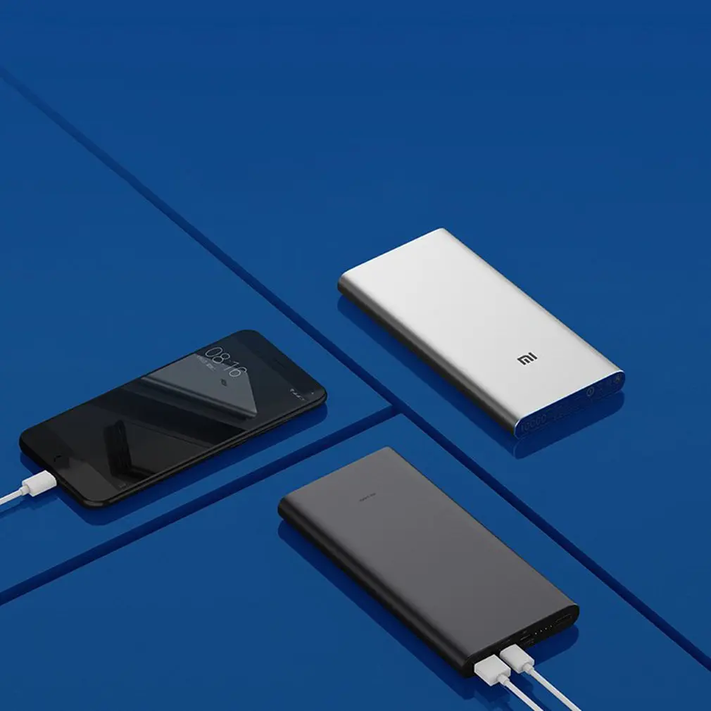 Оригинал Xiao mi power Bank 3 10000 мАч PLM12ZM usb type C QC3.0 Быстрая зарядка bank портативное