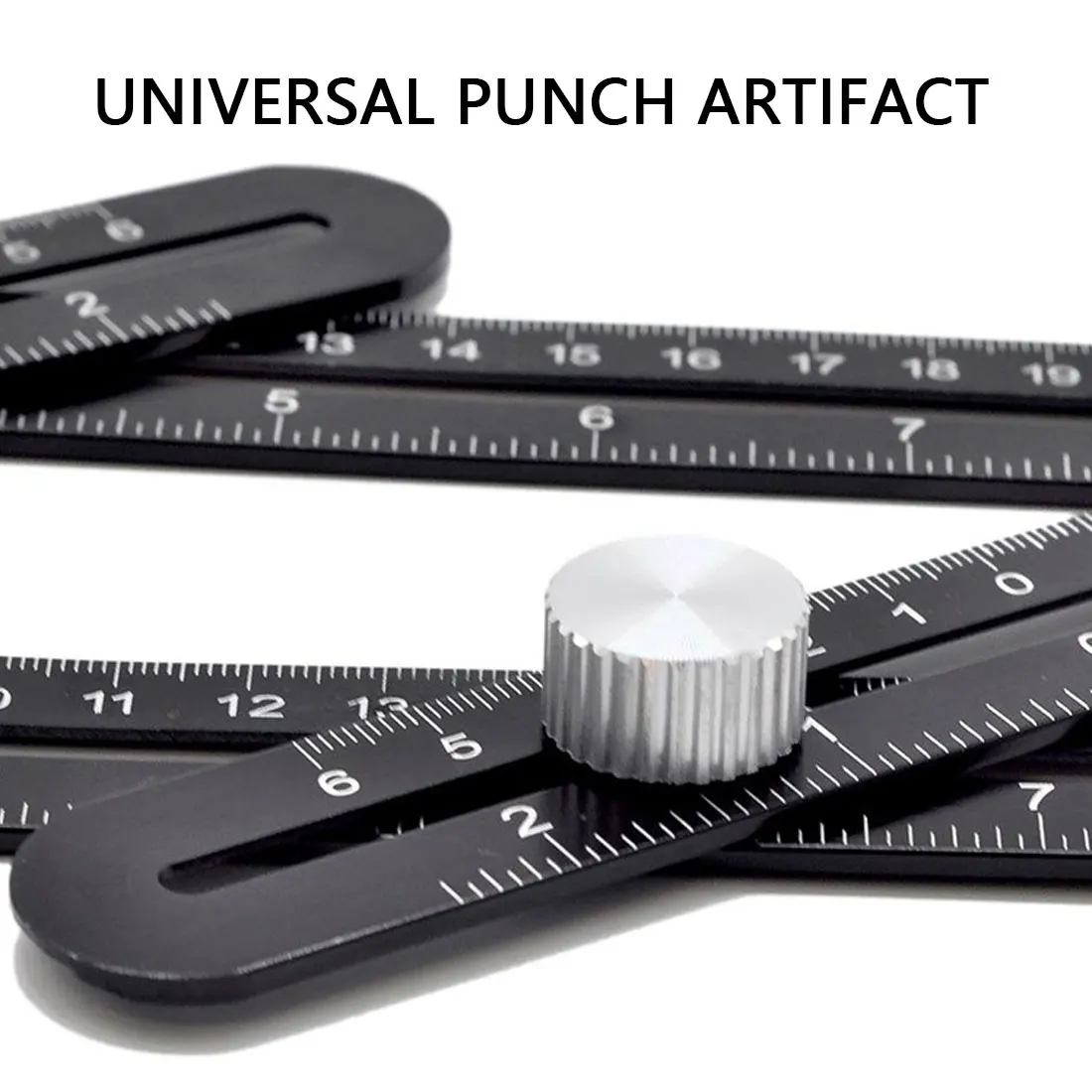 

Aluminium Alloy Angle Ruler Finder Measuring Ruler Perforated Mold Template Tool Izer Locator Drill Guide Tile Hole 6-fold