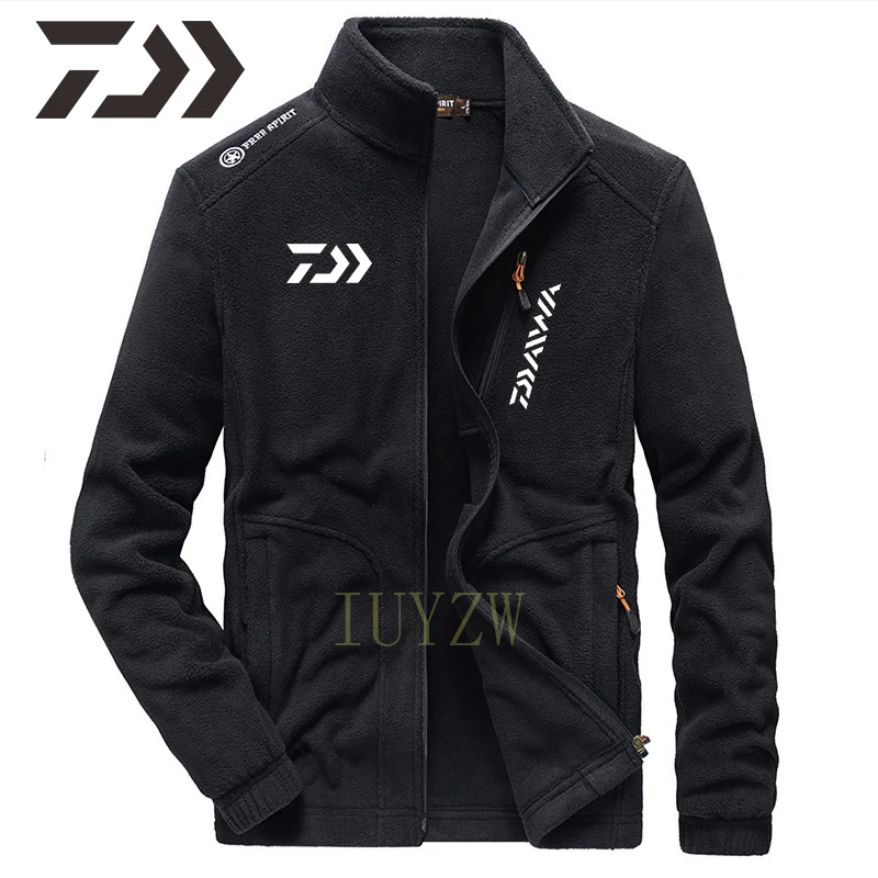 

Новинка 2022, теплая Толстая куртка Daiwa для рыбалки, одежда для рыбалки, Мужская Флисовая ветрозащитная одежда против морщин для рыбалки, дыша...