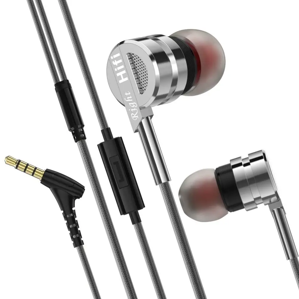 

M6 3.5mm Stereo Deep Bass Earphone In-ear Music Headset with Mic Line Control