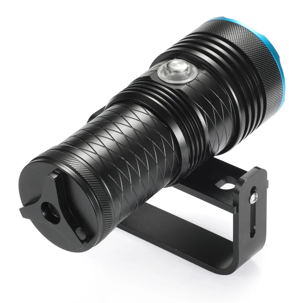Precio Lightingview-linterna LED De Alta Potencia XHP70.2, Linterna Subacuática IPX8 Para Buceo, Batería 26650, Pesca Submarina
