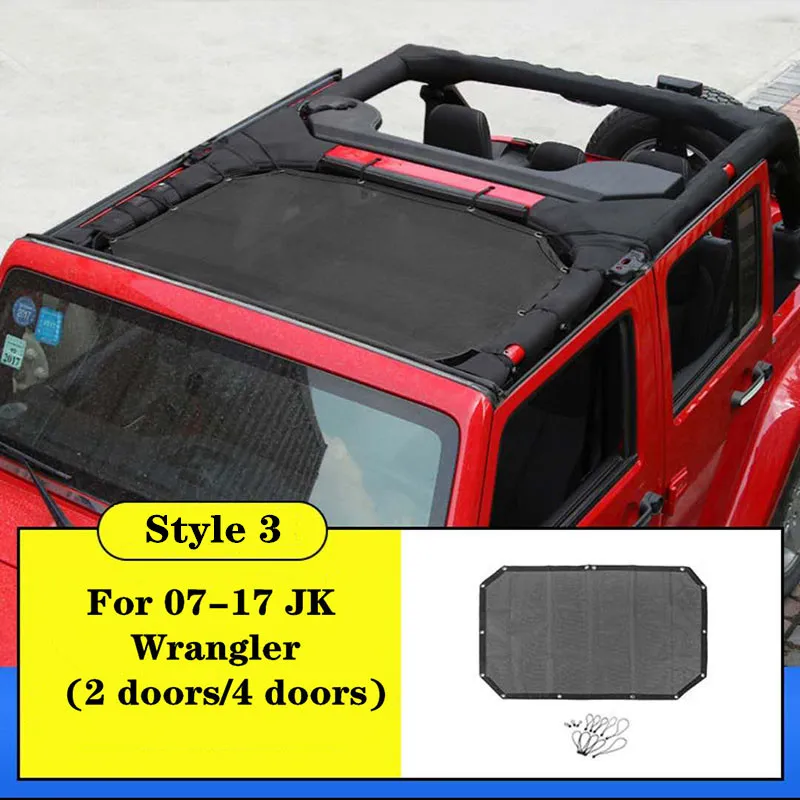 Подходит для Jeep Wrangler JK 2 двери и 4 автомобильные аксессуары Стайлинг Топ