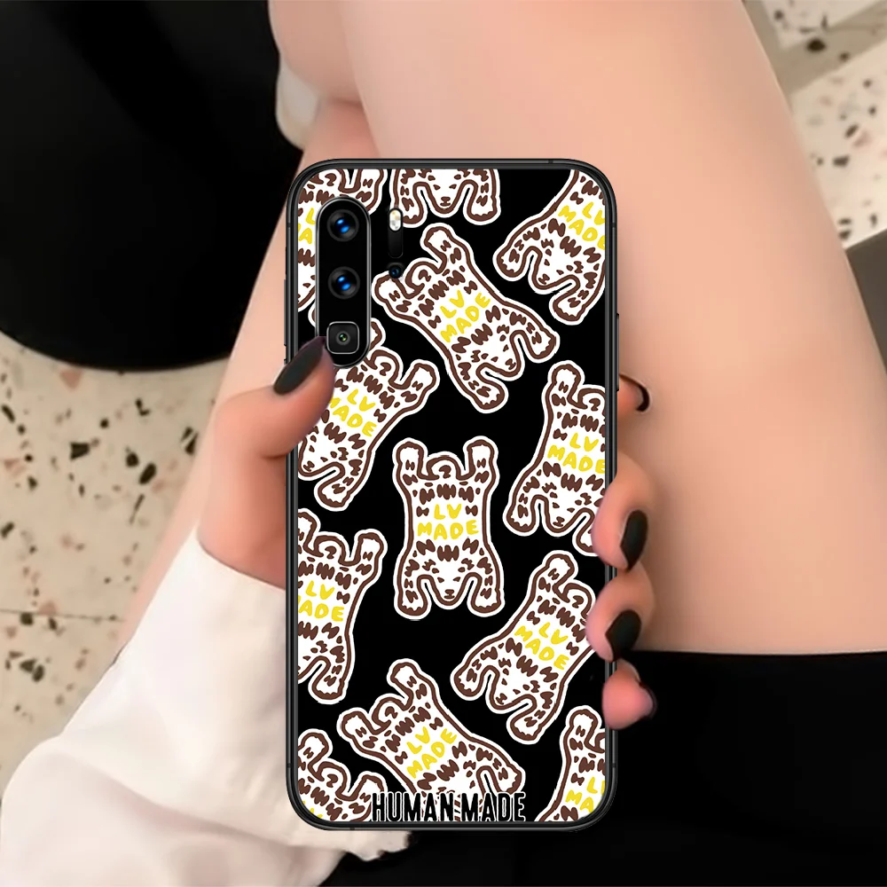 

Human Made Phone Case For Huawei P 10 20 30 40 Mate Smart Lite Z 2019 Pro Black black Hoesjes Pretty Funda Painting Etui Tpu