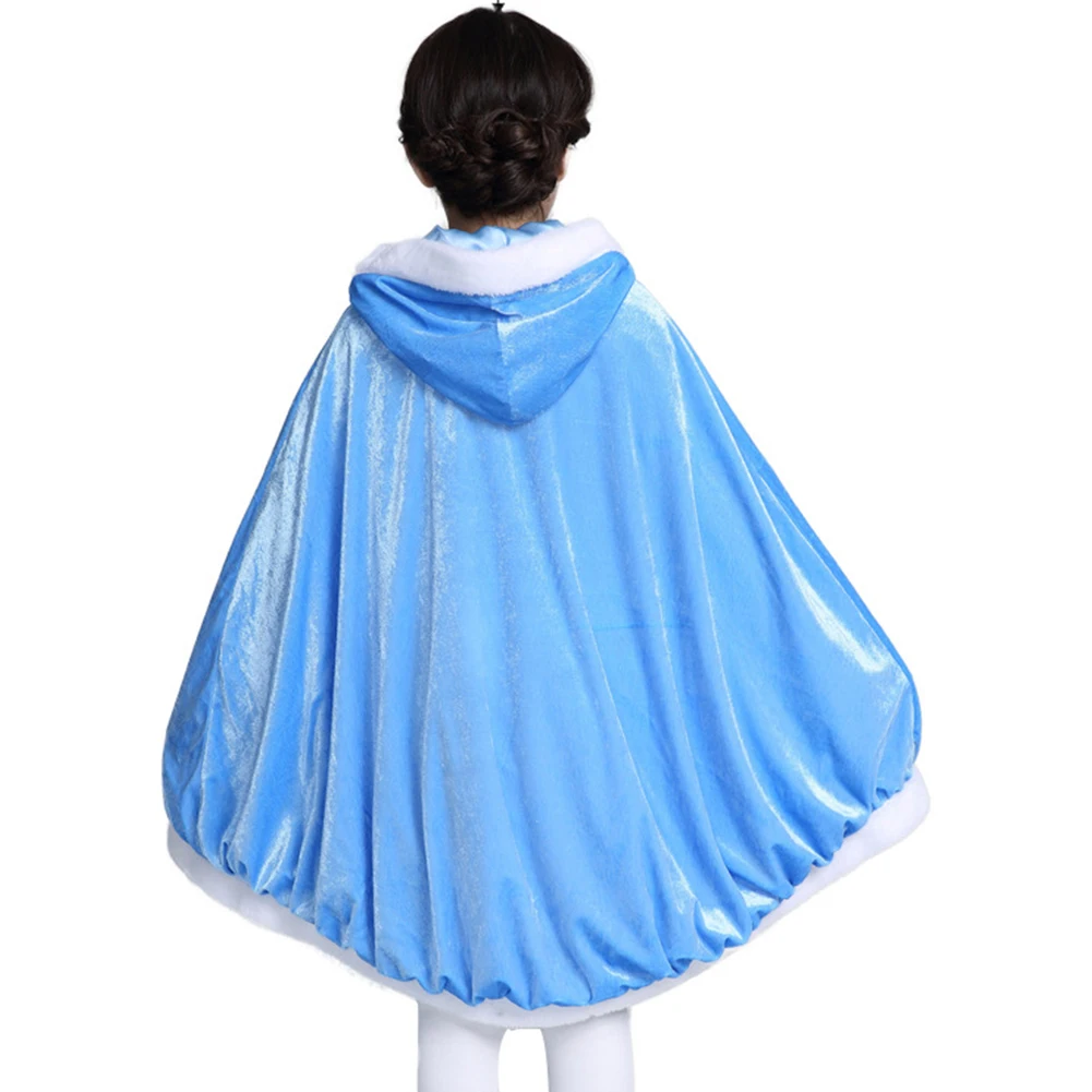 Рождественский костюм наряд праздничная фея Осень-зима нарядная детская накидка