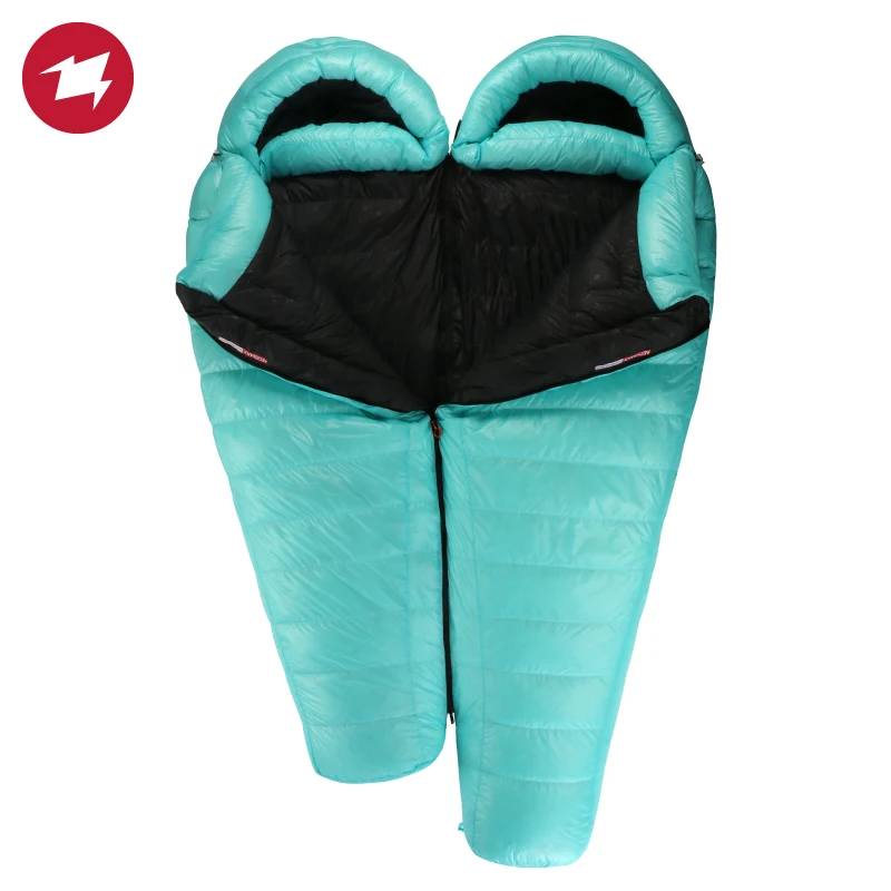 Спальный мешок AEGISMAX мужской с гусиным пухом Сверхлегкий Водонепроницаемый