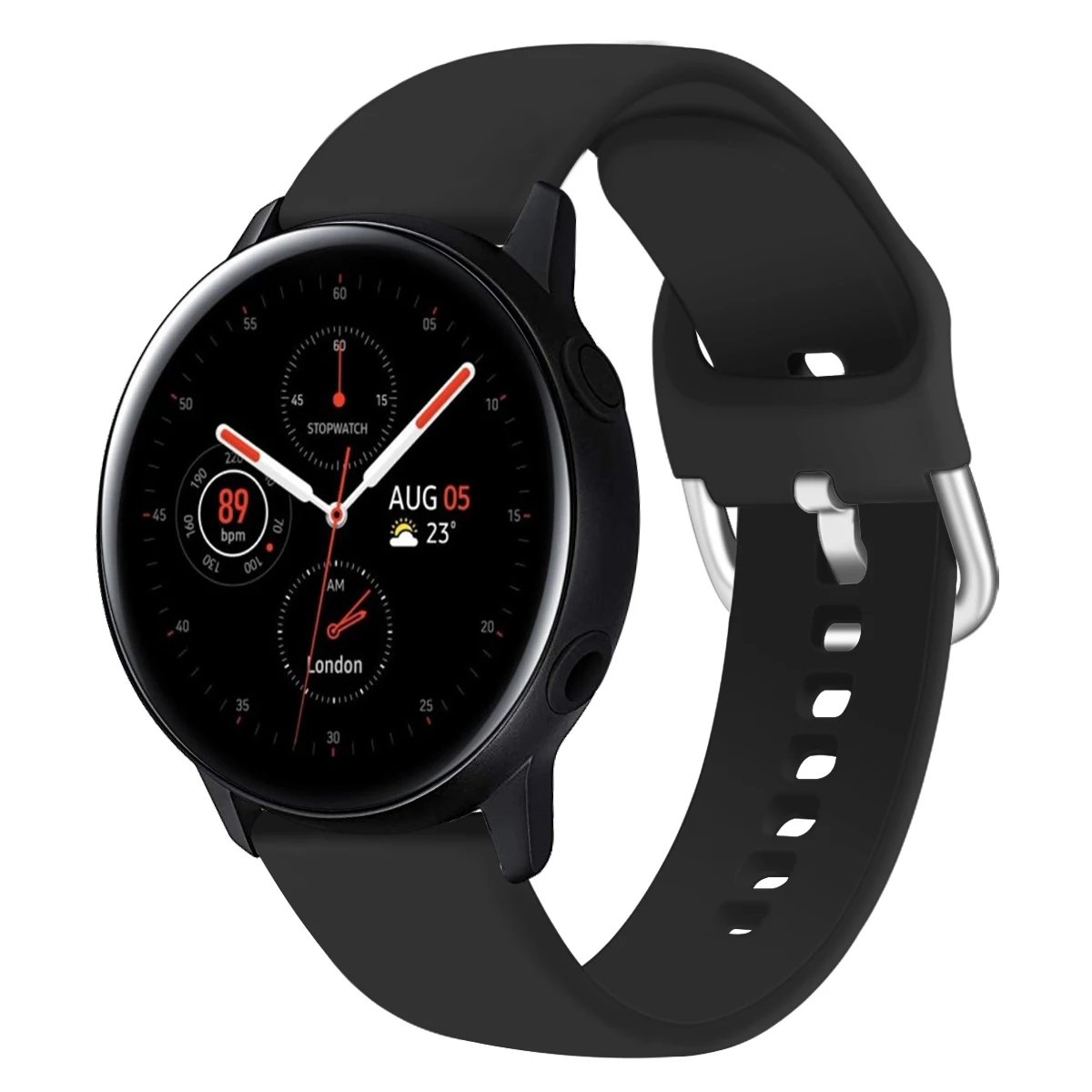 Для samsung Galaxy Watch Active 2 40 мм ремешок водонепроницаемый гибкий мягкий силиконовый сменный ремешок для Galaxy Active 2 40 мм