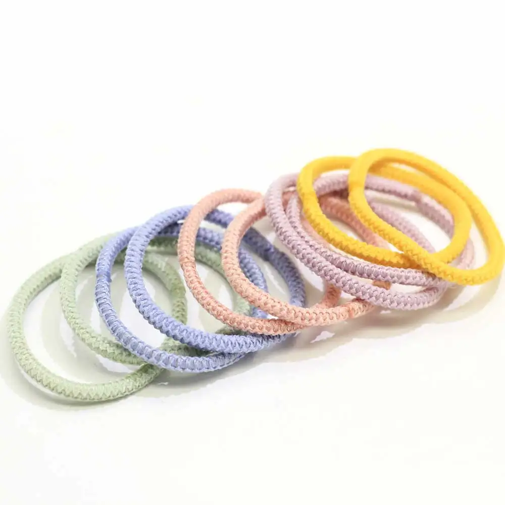 Разноцветные эластичные резинки для волос маленьких девочек неметаллические
