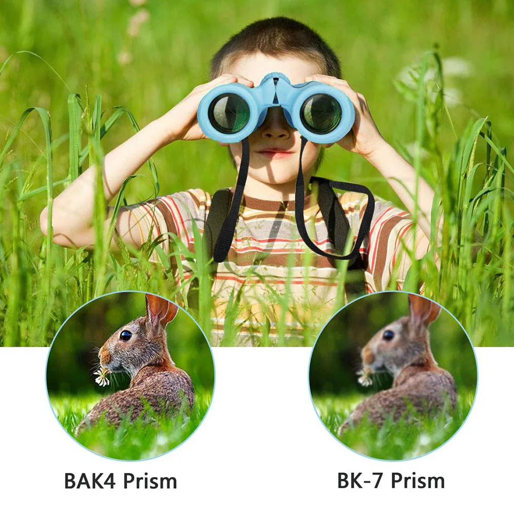 10X22 With Lanyard Bird Watching Hunting High Definition Hiking Traveling Compact Kids Adjustable Diopter Anti-fall Binocular |