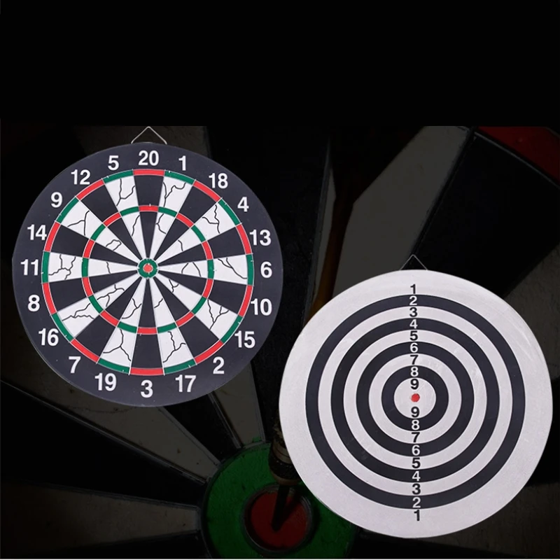 

New Hot Indoor Sport 29.5cm-40.5cm Diameter Double Target Dart Magnetic Flocking Dartboard Board Entertainment Dart Need Free