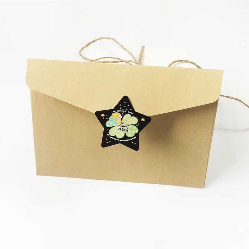 90 шт./лот наклейки ручной работы Клевер с девушкой этикетка наклейка Сделай Сам