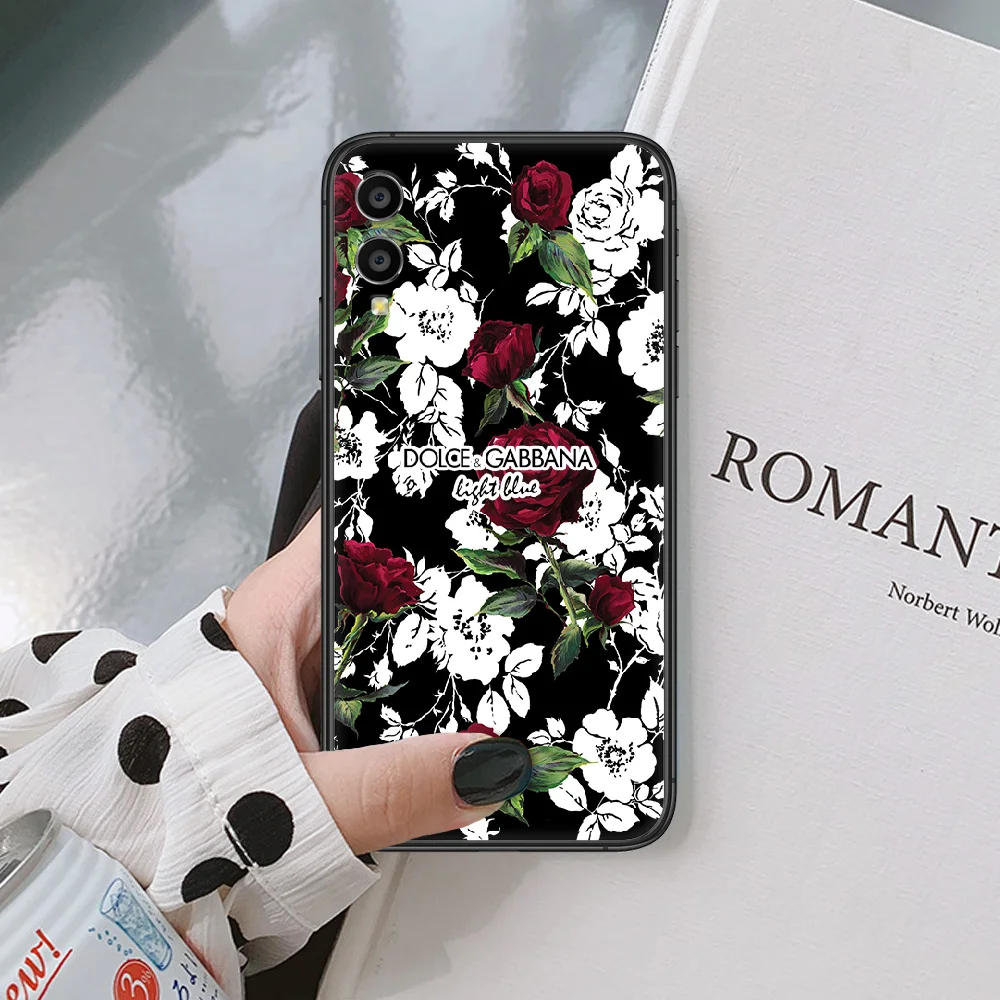 

D G Luxury Fashion Brand Phone Case For Huawei Honor 6A 7A 7C 8 8A 8X 9 9X 10 10i 20 Lite Pro Play Black black Shell 3D Bumper