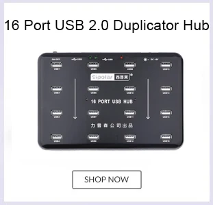 Sipolar 16 портов USB 3,0 концентратор с 5V 5A poower адаптер для USB флэш-накопитель USB Дубликатор duplo и USB копировальных аппаратов