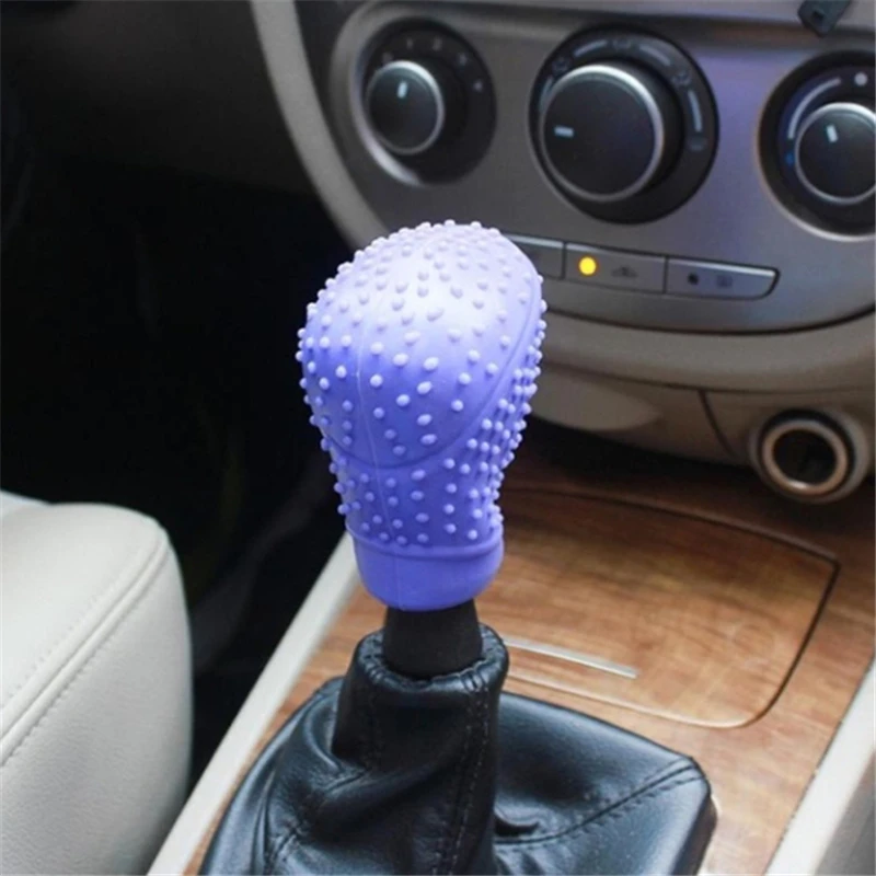 Universal Gear Shift Collars Anti Slip Silicone Manual Automatic Car Shifter Lever Knob Dust Proof Cover Protector | Автомобили и