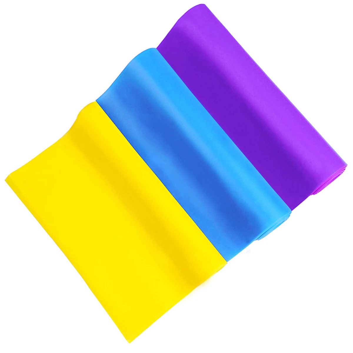 

3 Pcs/Set Yoga Straps Fitness Stretch Resistance Exercise Bands Fit For Yoga Pilates Strength Training Injury Rehabilitation