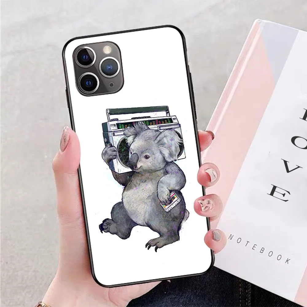

For iPhone Koala Soft TPU Border Apple iPhone Case
