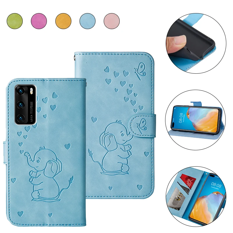 

Fashion Baby Elephant Pattern Ultra Thin Phone Case For HuaWei P40 P30 P20 P10 P9 Nova 5T MATE 20 Honor 8X 7A Y6 Lite PRO Cases