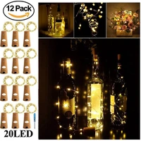 cork lights for wine bottle wine bottle lights 12 pack 6 5ft 20 led wine cork string lights for glass mason jar fairy lights ba
