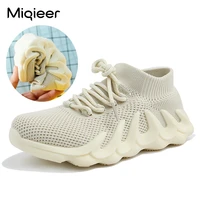 fashion children sock shoes new breathable mesh knit sports kids shoes for boys girls soft bottom anti slip baby casual sneakers