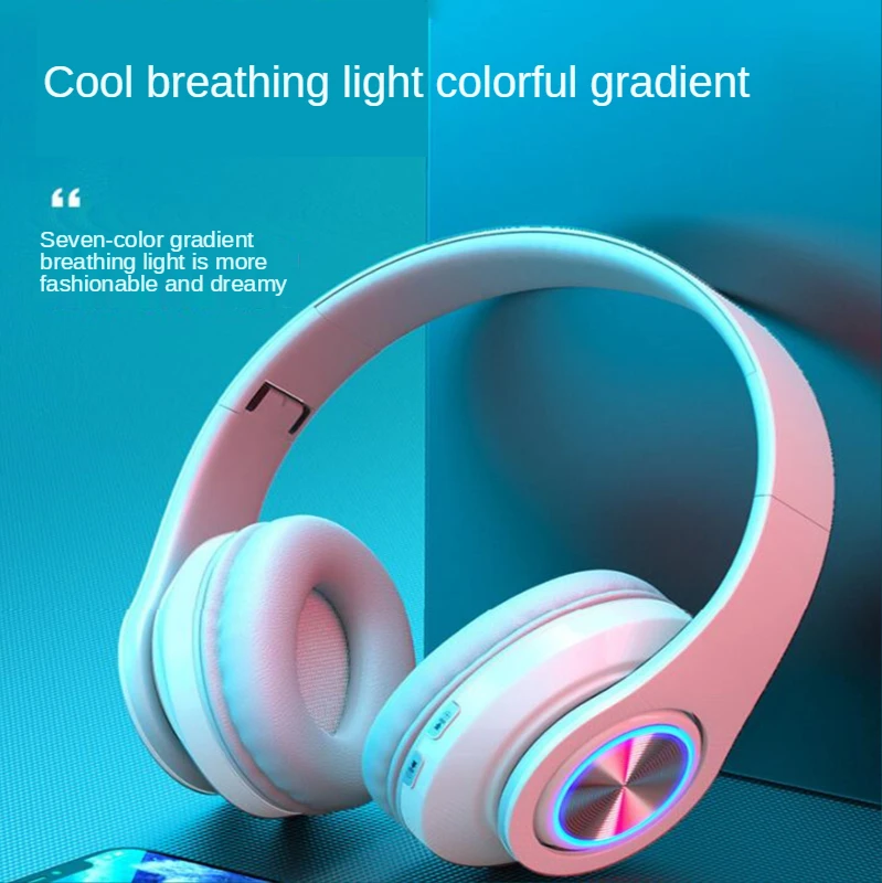 

B39 HIFI Stereo Sports Headset Bluetooth Music Headphone Wireless Subwoofer with Microphone Foldable Card Bluetooth Earphone