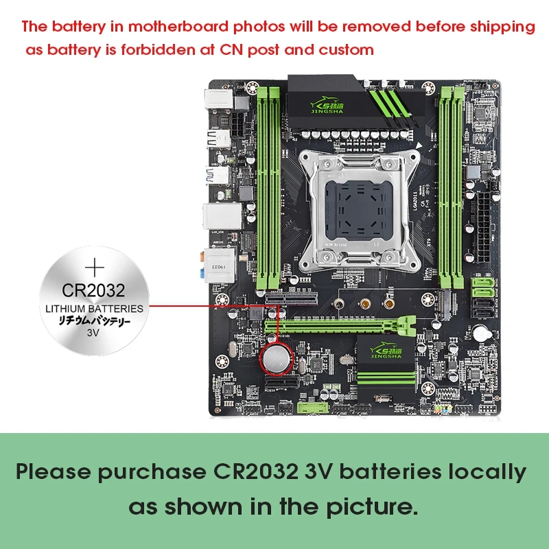 JINGSHA X79 Motherboard LGA 2011 Combo xeon e5 2650v2 CPU set 4 X 8GB=32GB DDR3 RAM 1600MHz ECC REG SATA3 Four channels | Компьютеры и