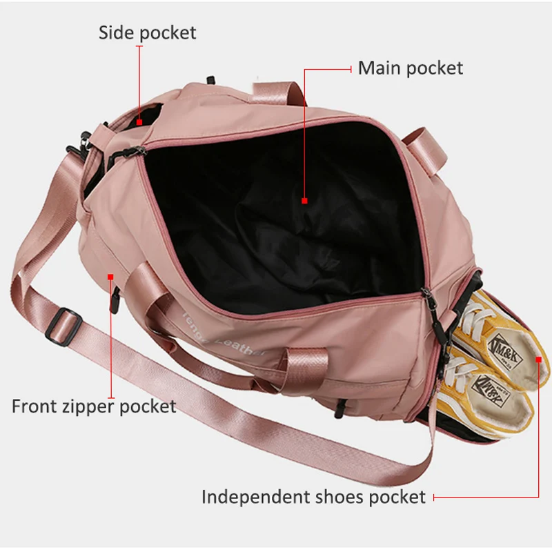 Женская спортивная сумка сумки для йоги женская черная фитнеса рюкзаки