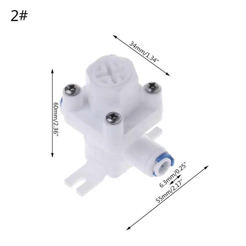 

Y1UD Water Purifier Pressure Reducing Valve RO System 1/4" 3/8" Hose Quick Connector