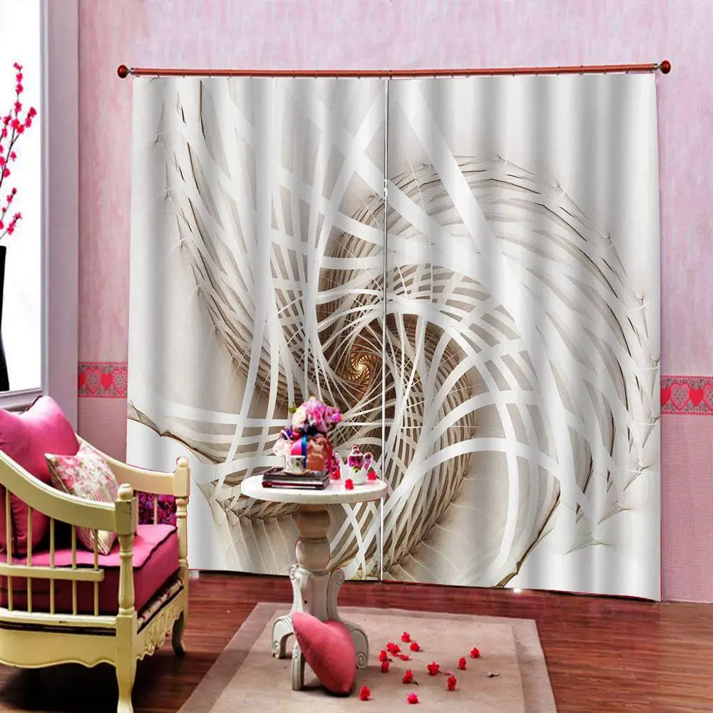 Персонализированная занавеска на заказ с геометрическим изображением для