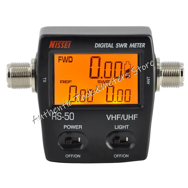 RS-50 цифровой счетчик SWR/Ватт NISSEI 125-525 МГц UHF/VHF M Тип коннектор для TYT Baofeng