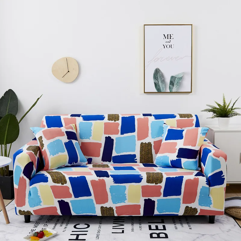 Растягивающийся чехол для дивана Королевский стиль защитный все включено