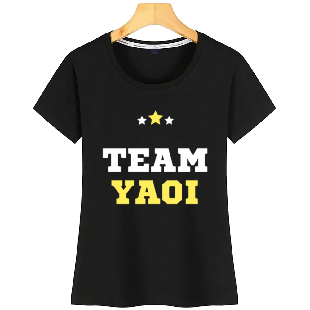 

Женская футболка Yaoi, Модная белая короткая футболка