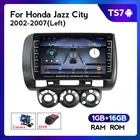 4 ядра IPS авто радио для HONDA JAZZ City 2002 2003 2004 2005 2006 2007 2din Android 8,1 Автомобильный мультимедийный Dvd плеер BT DVR Камера