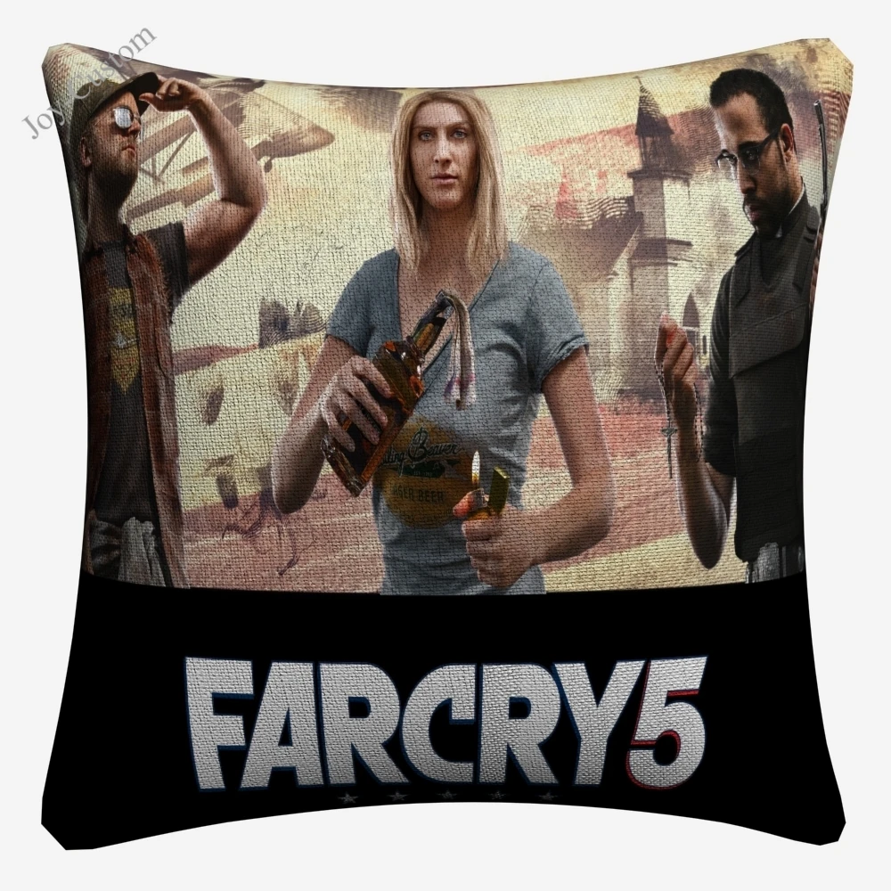 Far Cry 5 HD видео игры декоративная льняная наволочка для подушки софы стула