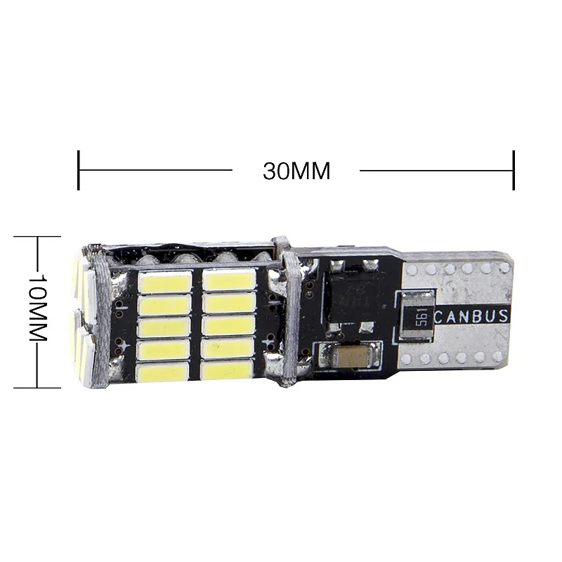 Лампа декодирования автомобиля T10 4014 26smd лампа ширины супер яркая номерного знака