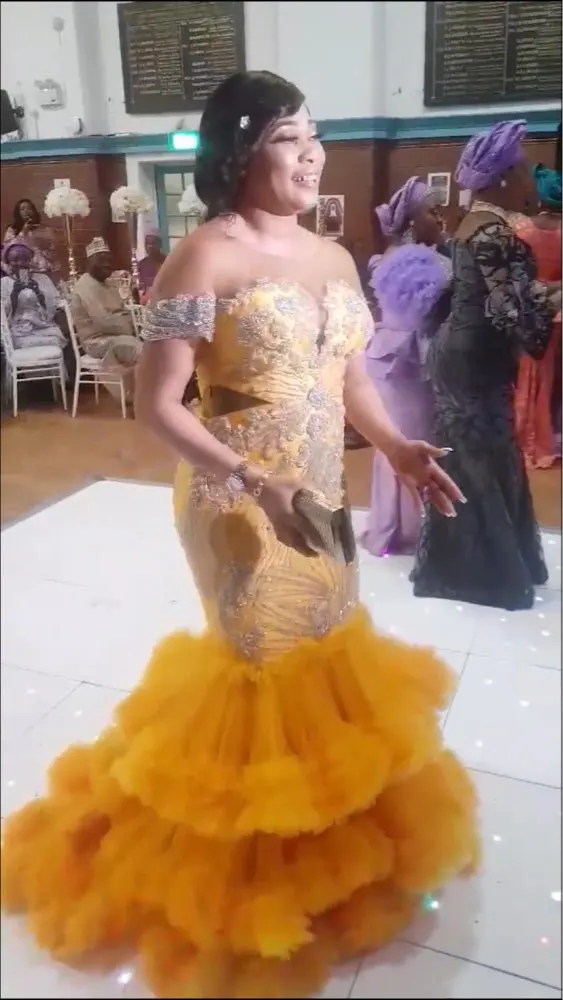 Платье женское вечернее с юбкой годе золотистое желтое|Платья на выпускной| |