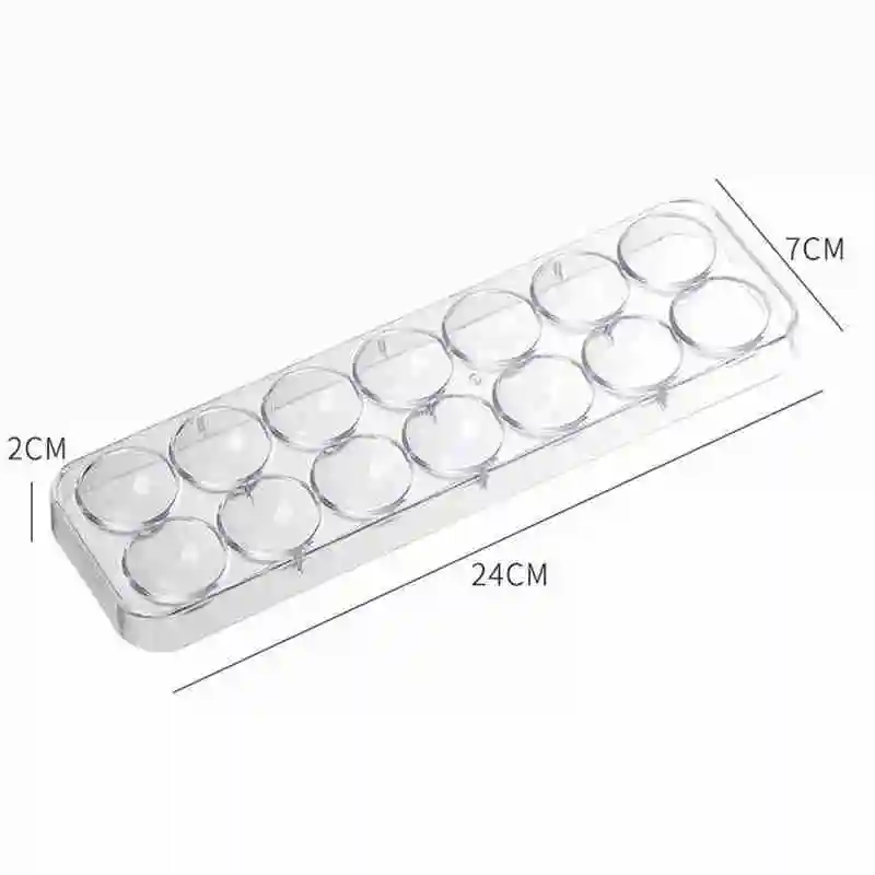 

14 Hole 3D Hemispherical Starry Sky Chocolate Mold Candy Pastry Plastic Tray Bakery Baking Tools