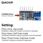QIACHIP 433 МГц RF приемник обучающий код декодер модуль 433 МГц беспроводной 4 CH выход для пультов дистанционного управления 1527 2262 кодирование