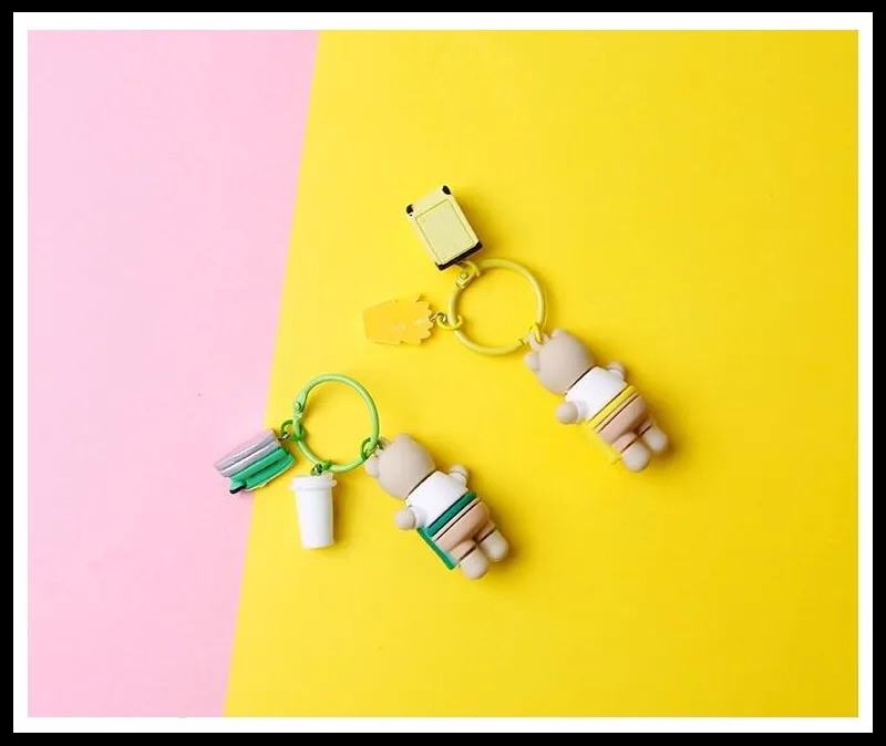 2019 новый милый творческий Airpods подвеска автомобиль брелки для ключей Для женщин