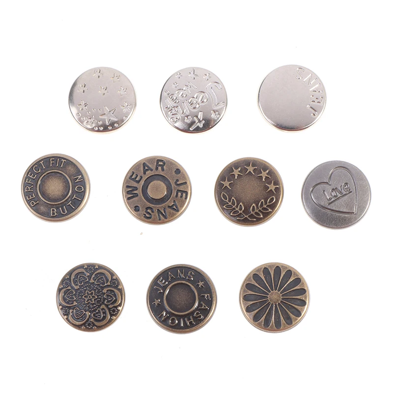 1 шт. оснастки крепежные металлические кнопки для Костюмы идеально сидят на теле