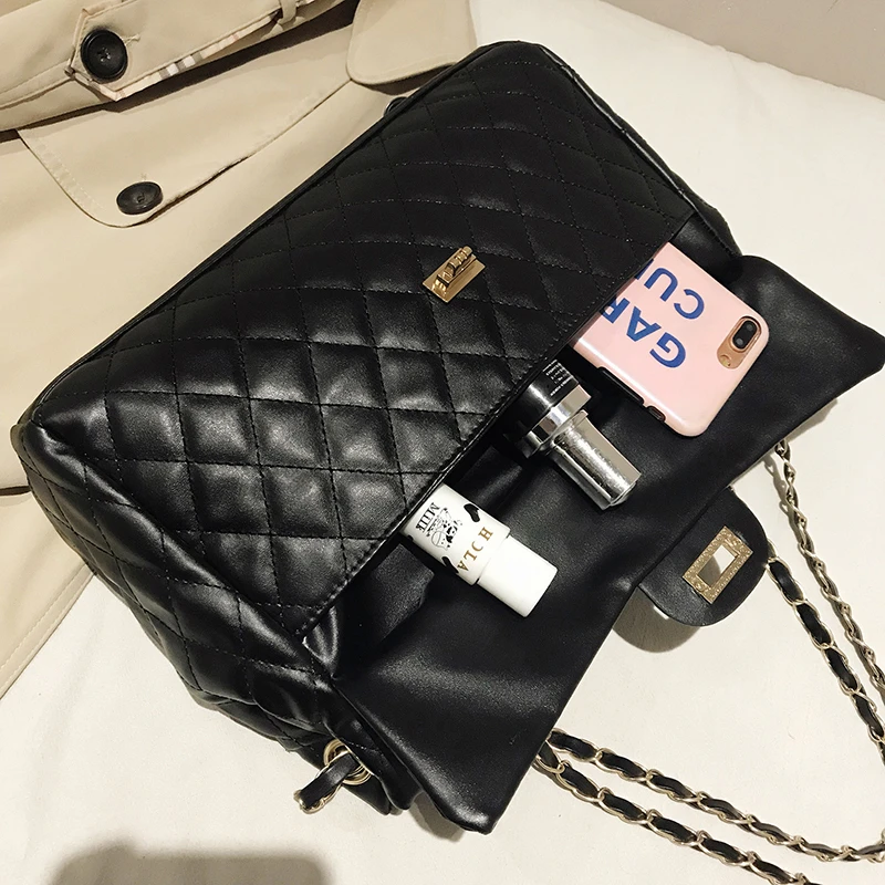 Women shoulder bags 2020 New Hot Sale Fashion Casual Plaid Chain Cross bogy Bags Famous Classic Brand Designer | Багаж и сумки