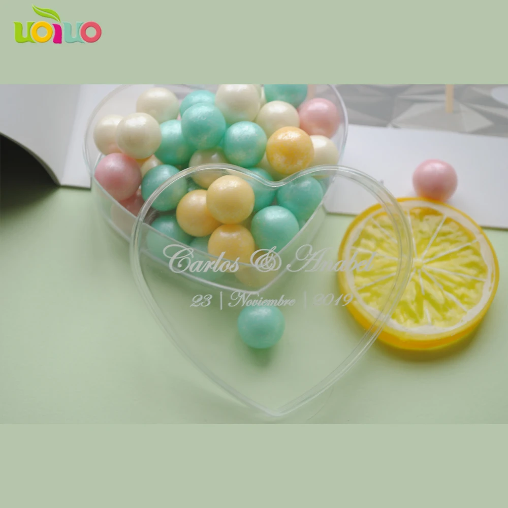 10 шт. пластиковые коробки для конфет в форме сердца | Дом и сад