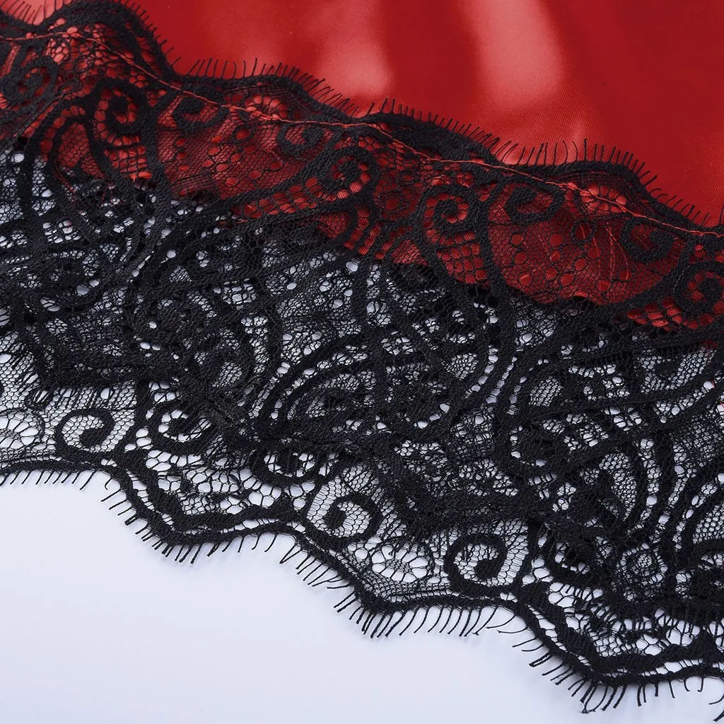 2019 Новое сексуальное женское белье размера плюс кружево пятно шелковое Ночное