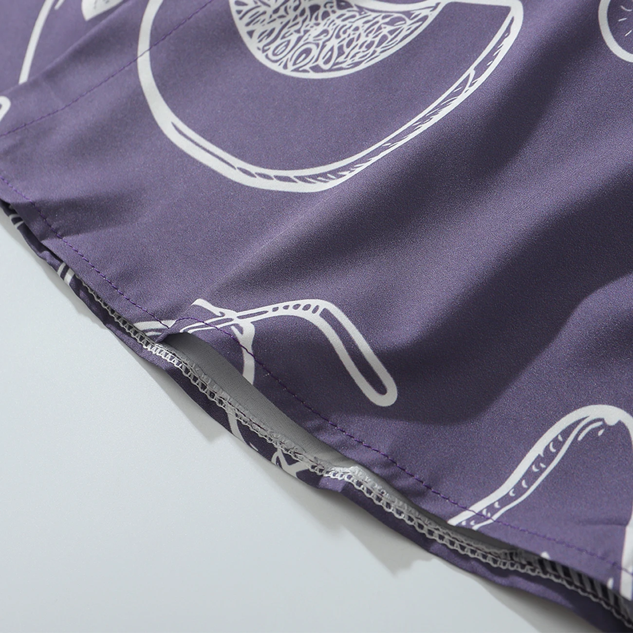 Гавайская рубашка в стиле хип хоп с длинным рукавом и принтом арбуза|Повседневные рубашки| |