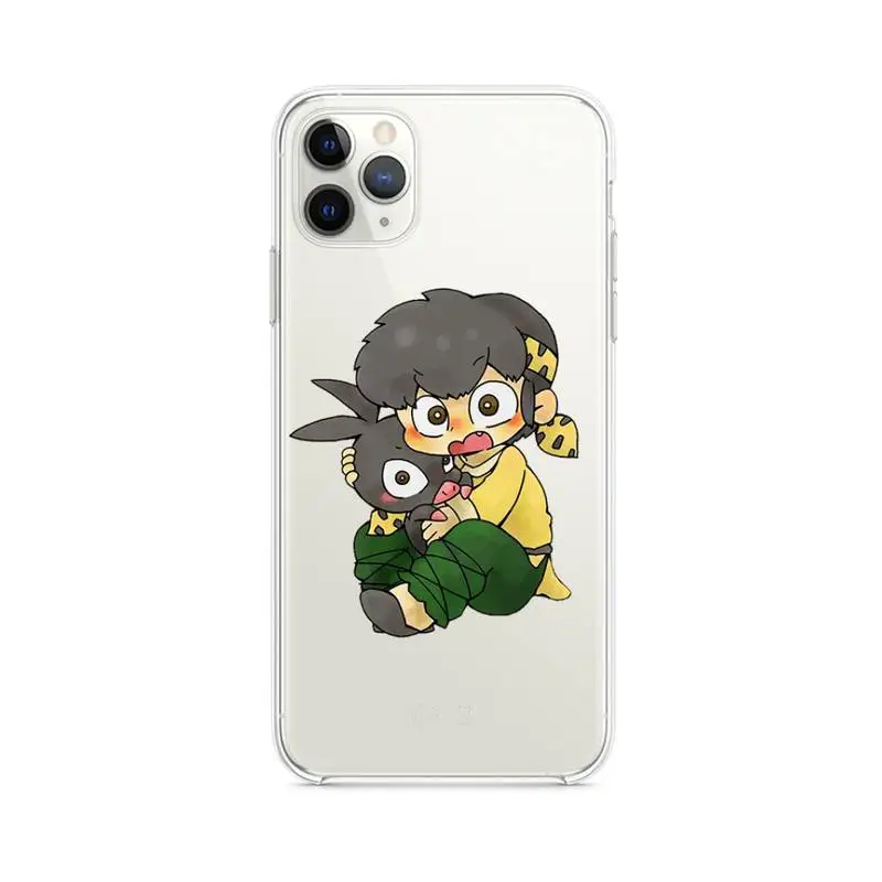 

Cartoon Ranma 1 2 Phone Case Clear for iphone 12 11 Pro max mini XS 8 7 6 6S Plus X 5S SE 2020 XR cover