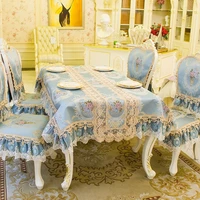 premium jacquard lace tablecloth chair cover luxury table cover party wedding table cloth for home kitchen tablecloth mantel
