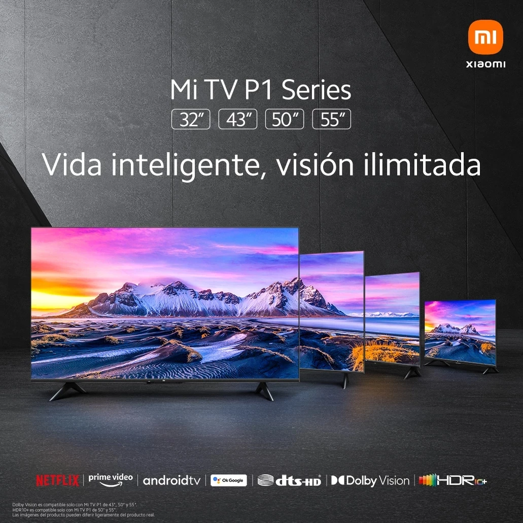 Глобальная версия для ЕС Xiaomi Mi TV P1 32 &quot43&quot 50 &quot55&quot Smart HD Android Bluetooth 5 0 Wi Fi Google Play