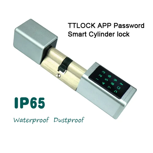 TTlock TThotel Bluetooth IP65 Водонепроницаемый умный электронный Ble евро цилиндр с