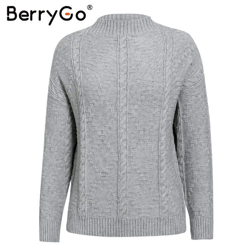 TopGray BerryGo вязаное женское платье из двух частей элегантное осенне-зимнее дамское платье с длинными рукавами элегантные вечерние женские платья-свитера - Цвет: TopGray